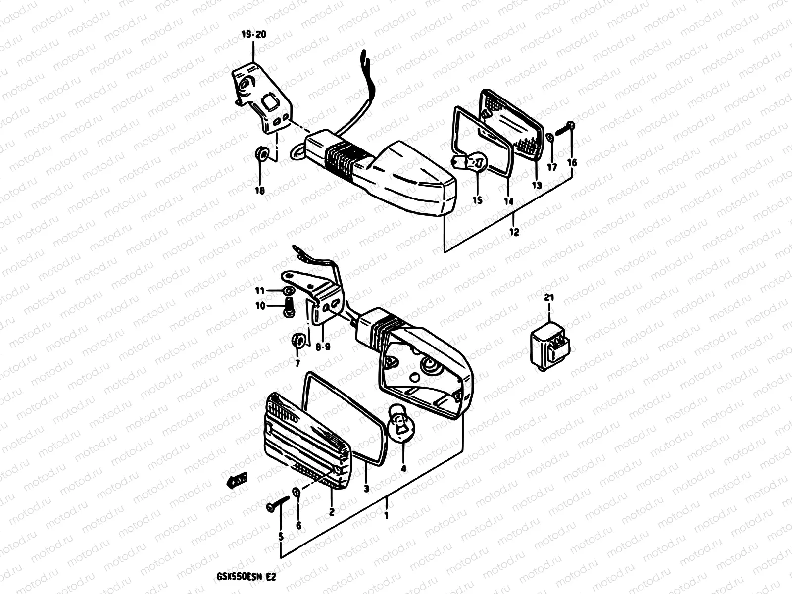 27 - TURN SIGNAL LAMP (E01,E04,E06,E24,E34,E53)