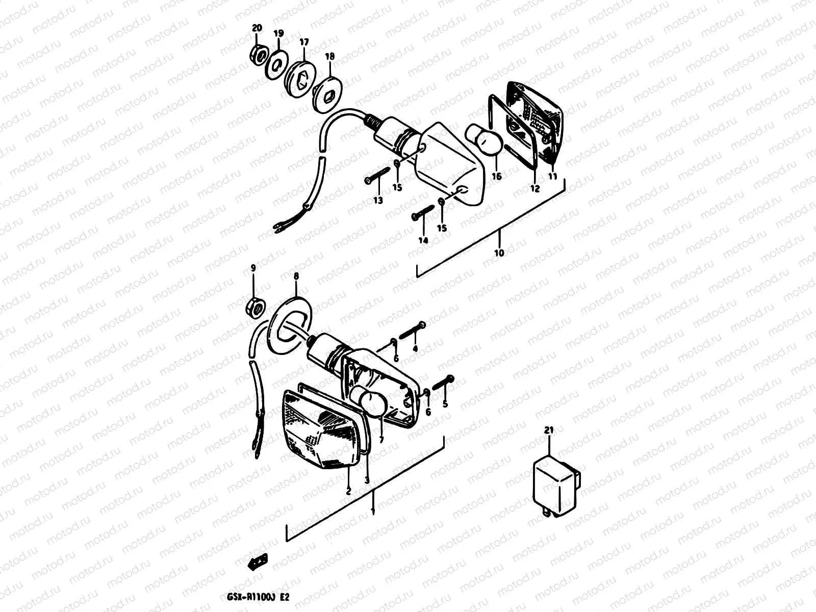 27 - TURN SIGNAL LAMP (E01,E06,E24)