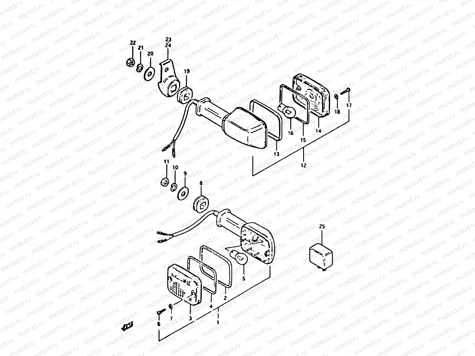 27 - TURN SIGNAL LAMP (E02, E04)