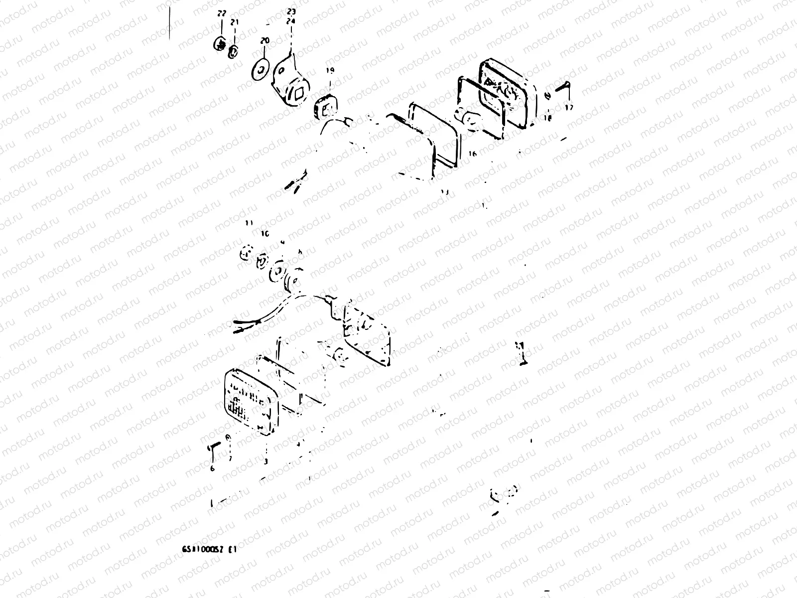 27 - TURN SIGNAL LAMP (E02, E04, E17, E21, E34)