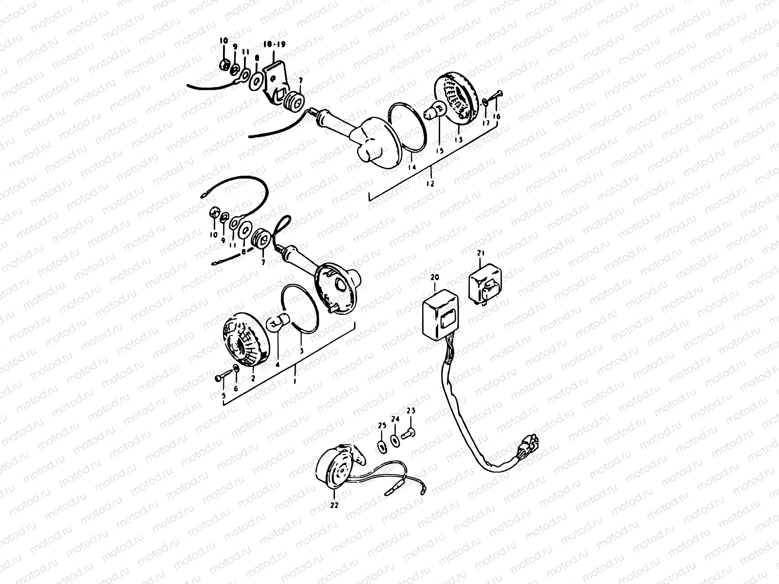 27 - TURN SIGNAL LAMP (E02, E04, E17, E34)
