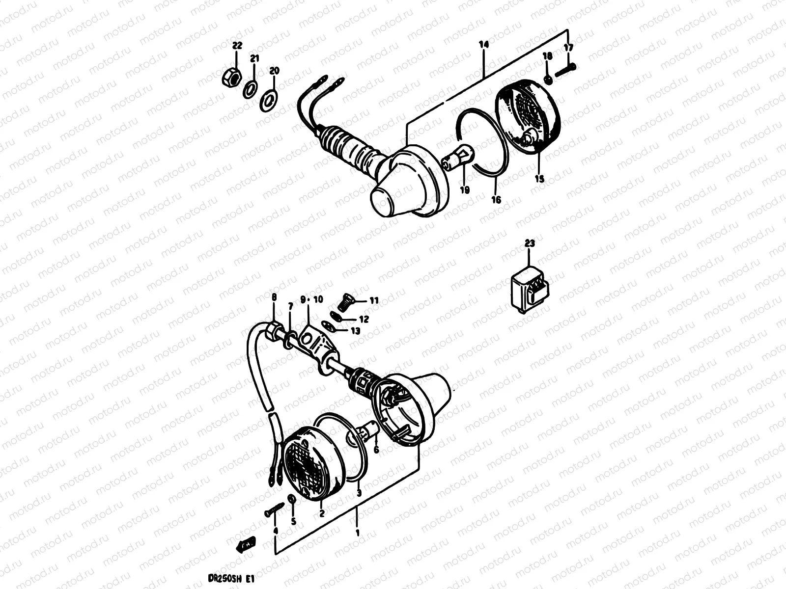 27 - TURN SIGNAL LAMP (E18,E39)