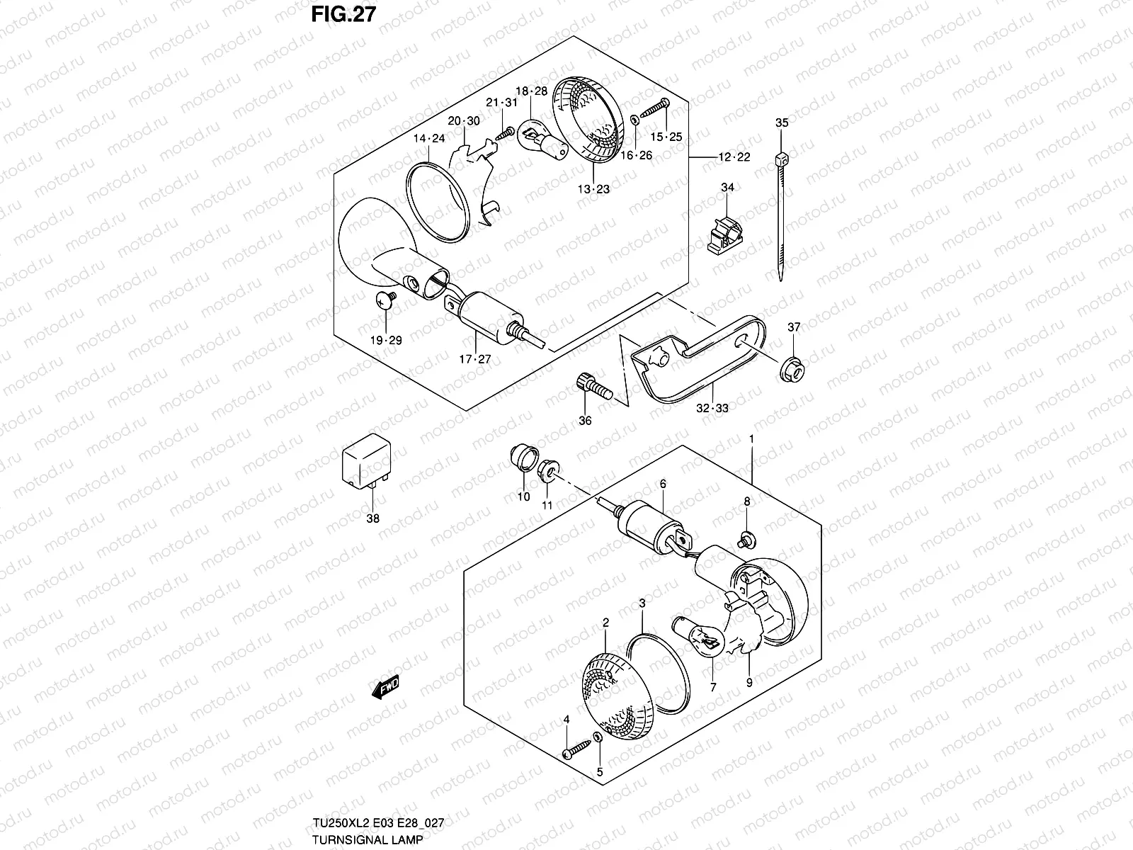 27 - TURNSIGNAL LAMP