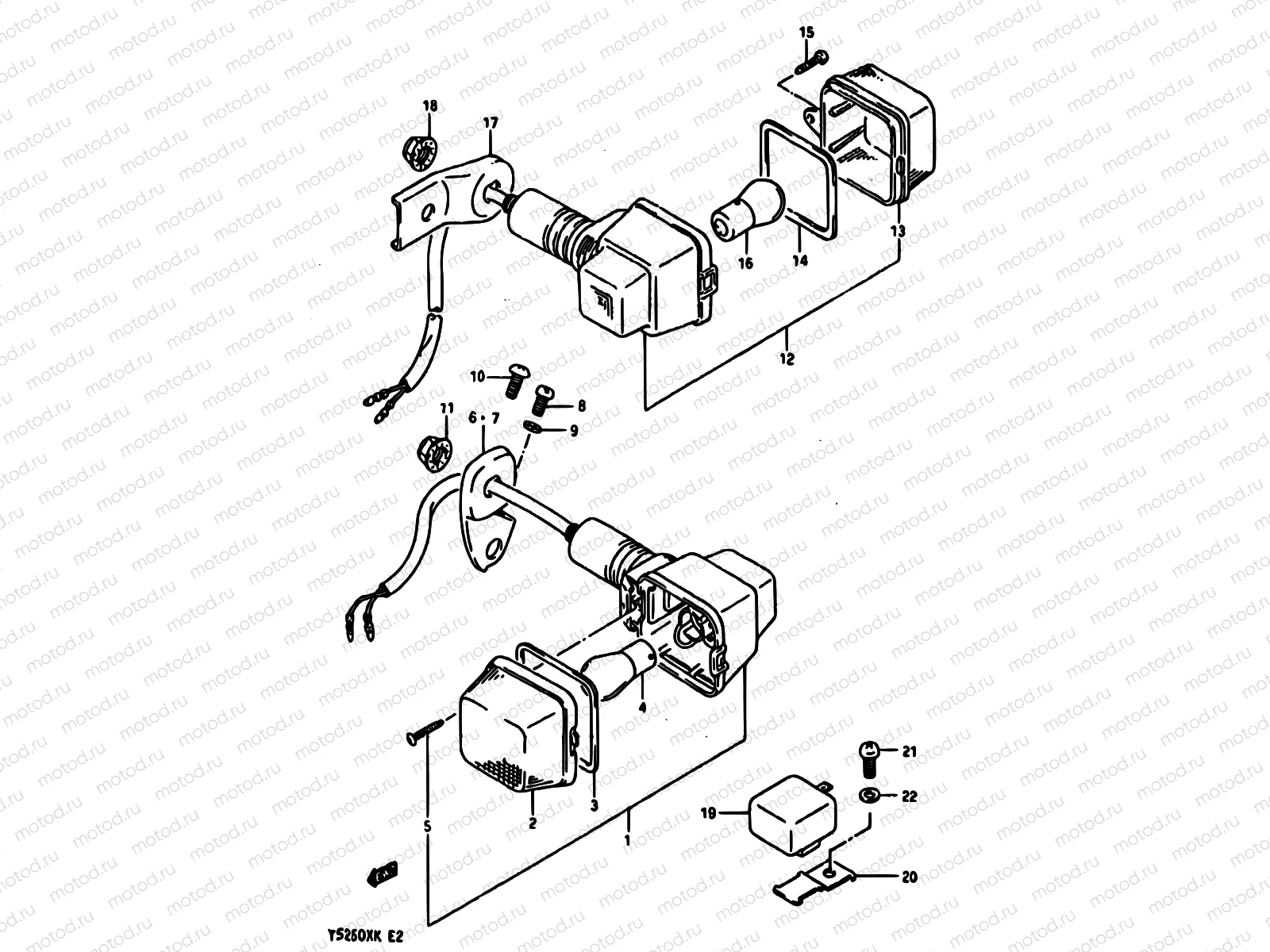 27 - TURNSIGNAL LAMP (E21,E25)