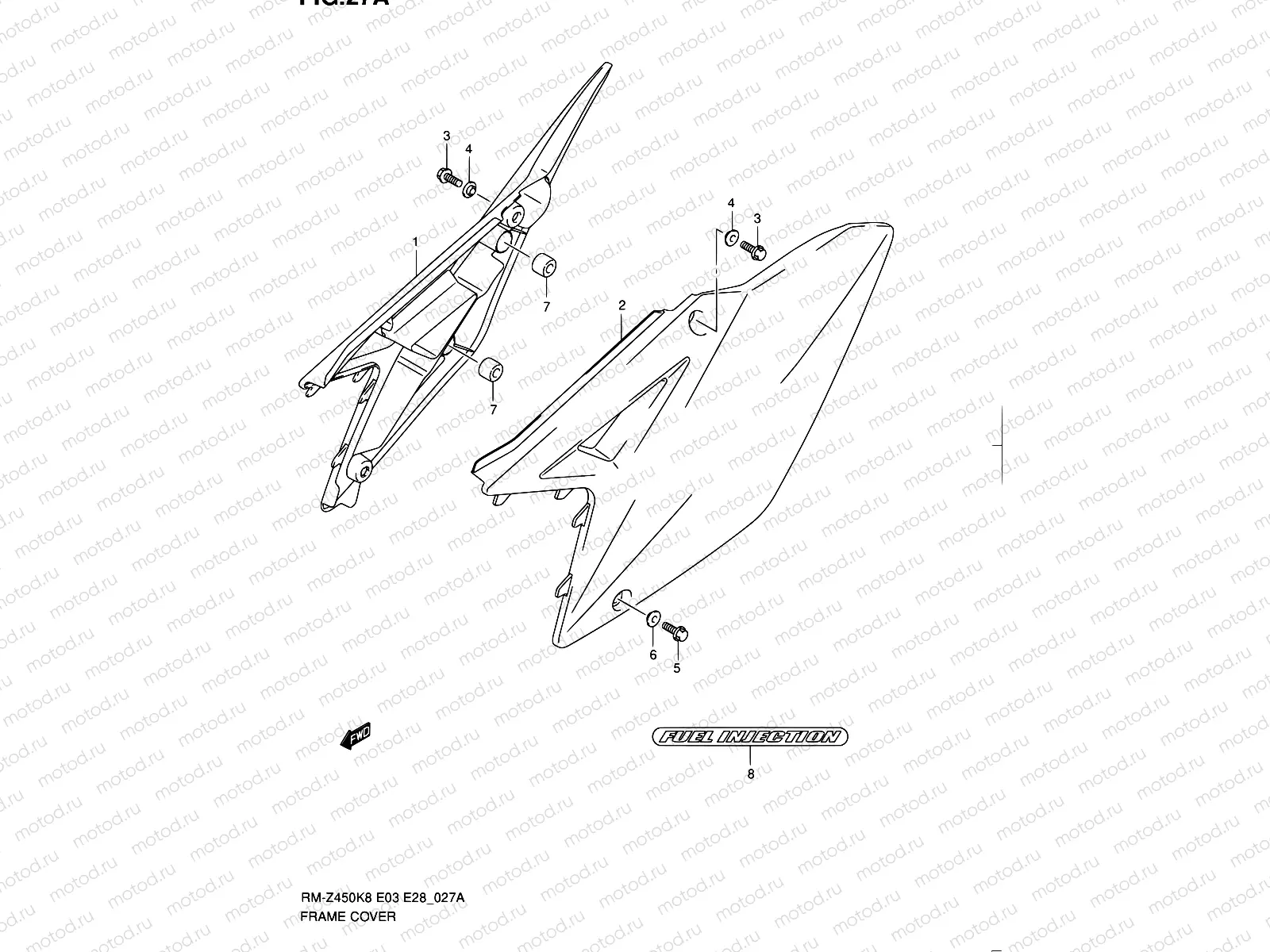 27A - FRAME COVER (RM-Z450L1)