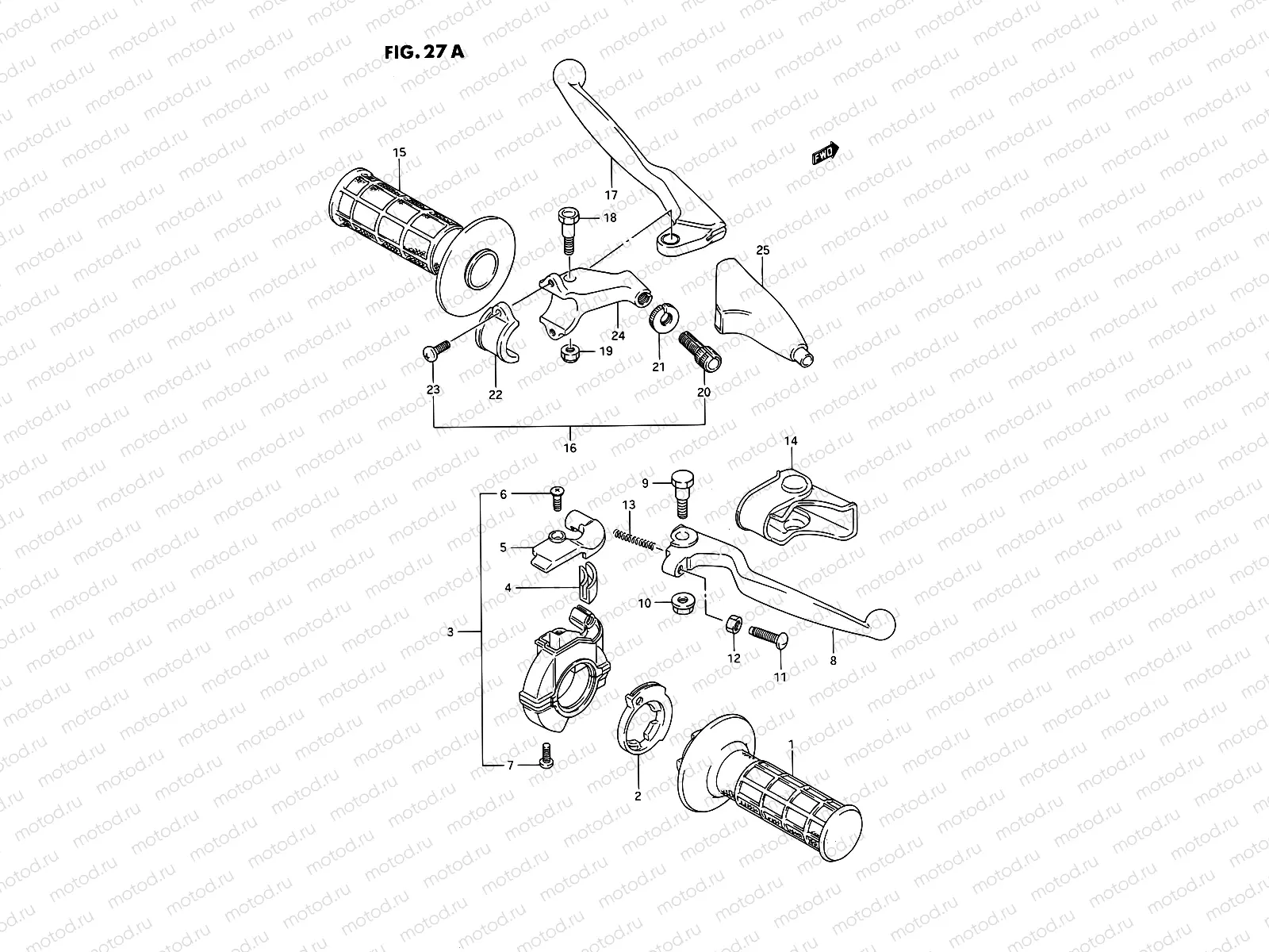 27A - HANDLE SWITCH (MODEL K/L/M/N/P/R/S)