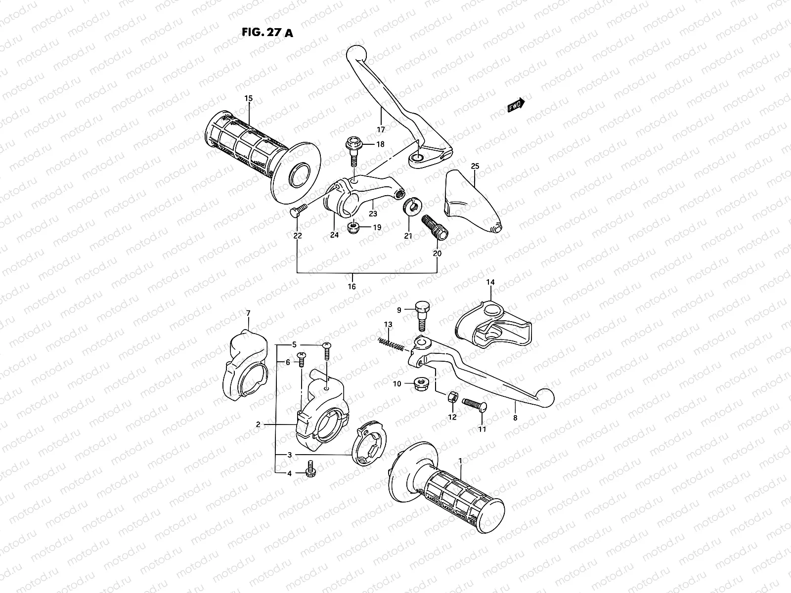27A - HANDLE SWITCH (MODEL S)