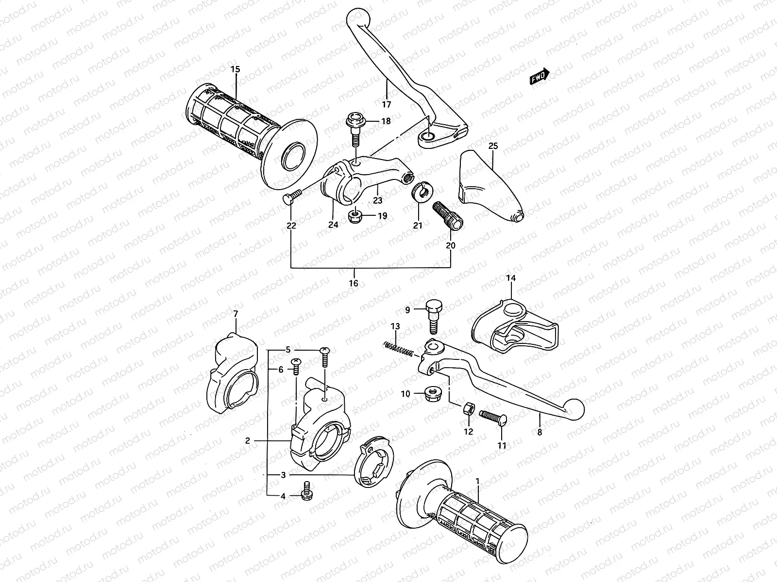 27A - HANDLE SWITCH (MODEL S)