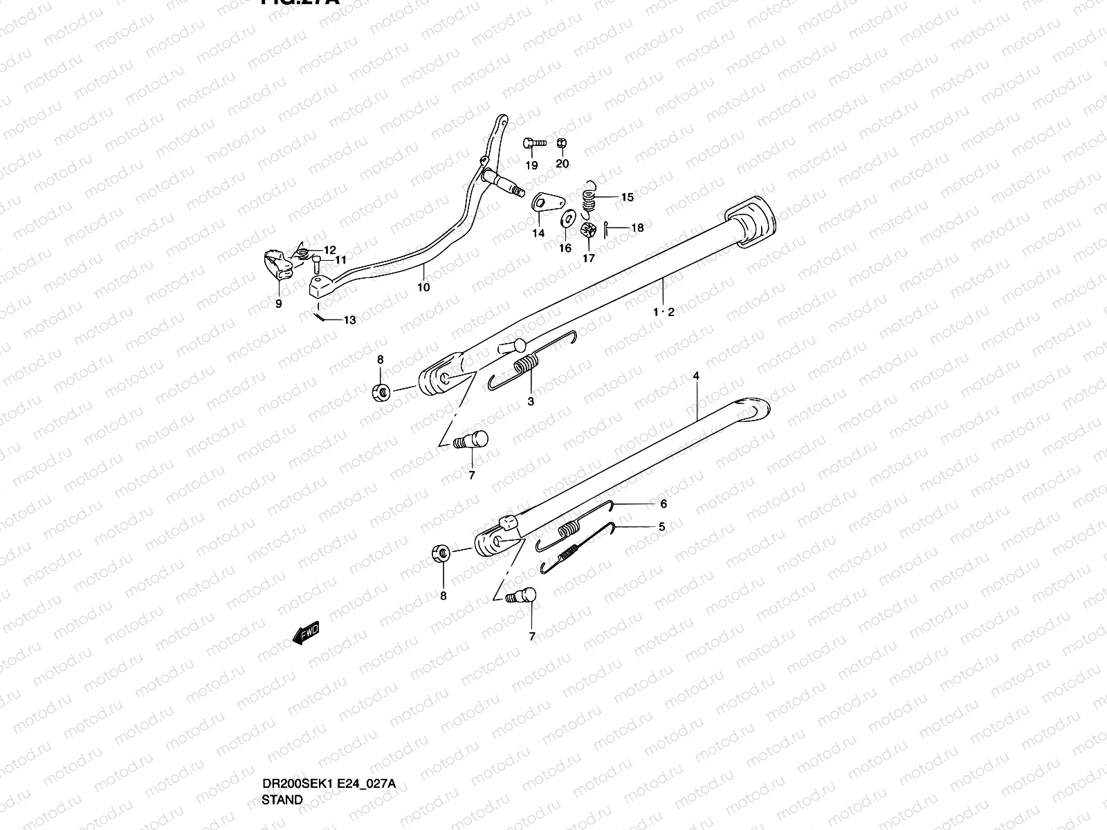 27A - STAND (MODEL K2/K3/K4/K5)