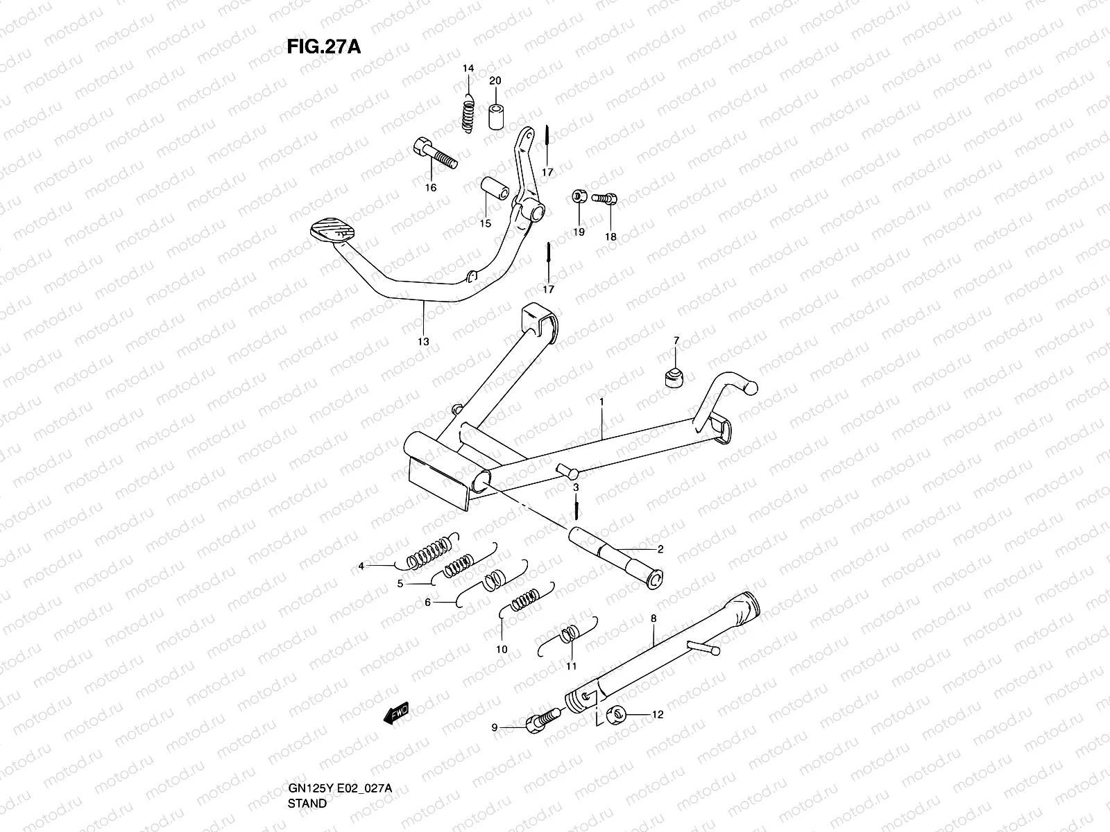 27A - STAND (MODEL Y/K1)