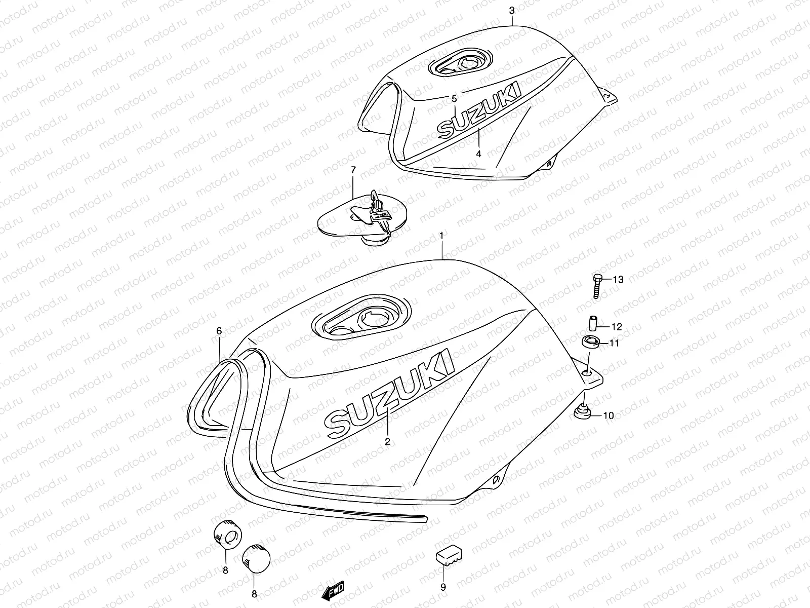27B - FUEL TANK (MODEL M)