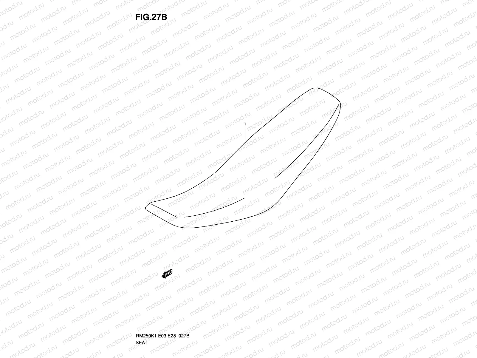 27B - SEAT (RM250ZK6)