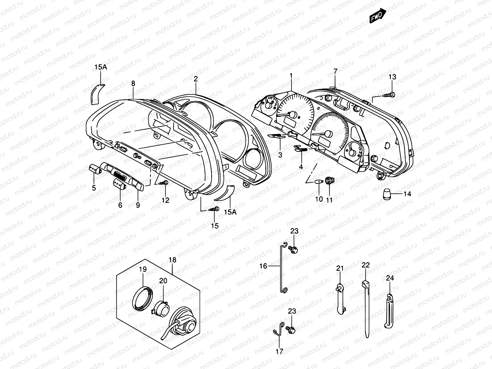 27C - SPEEDOMETER (MODEL K5 E24,E71)