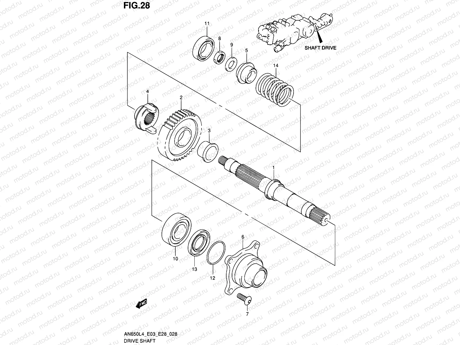 28 - DRIVE SHAFT