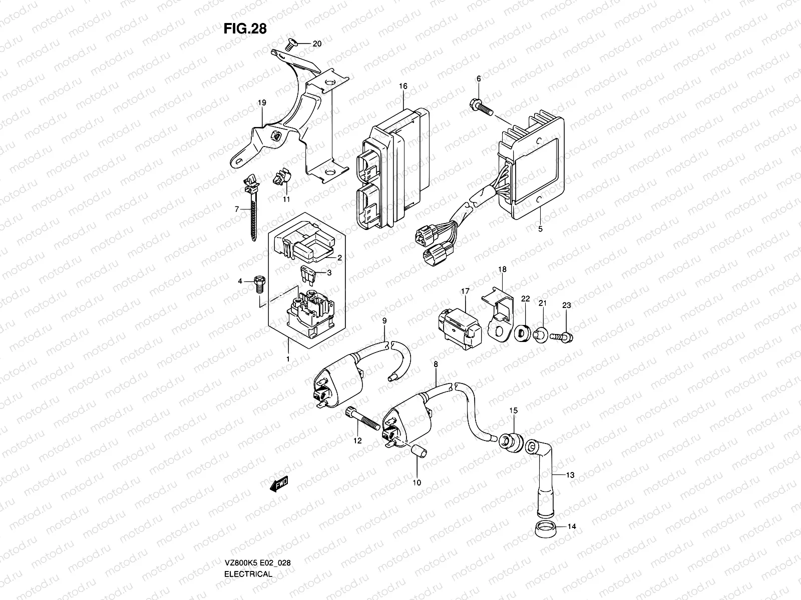 28 - ELECTRICAL (MODEL K5/K6/K7/K8)