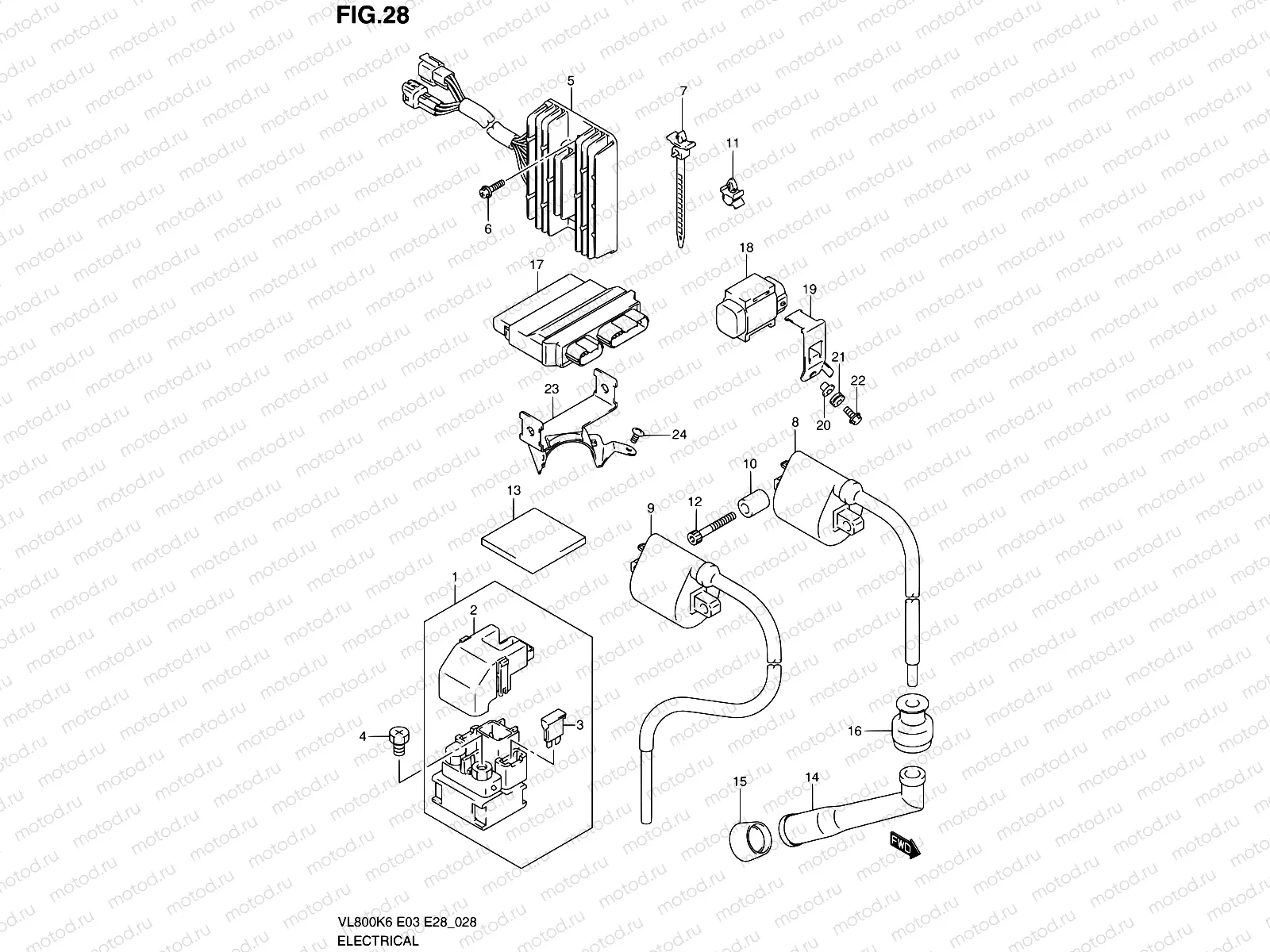 28 - ELECTRICAL (MODEL K6/K7/K8)