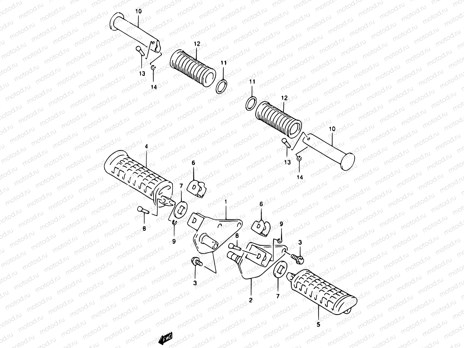 28 - FOOTREST
