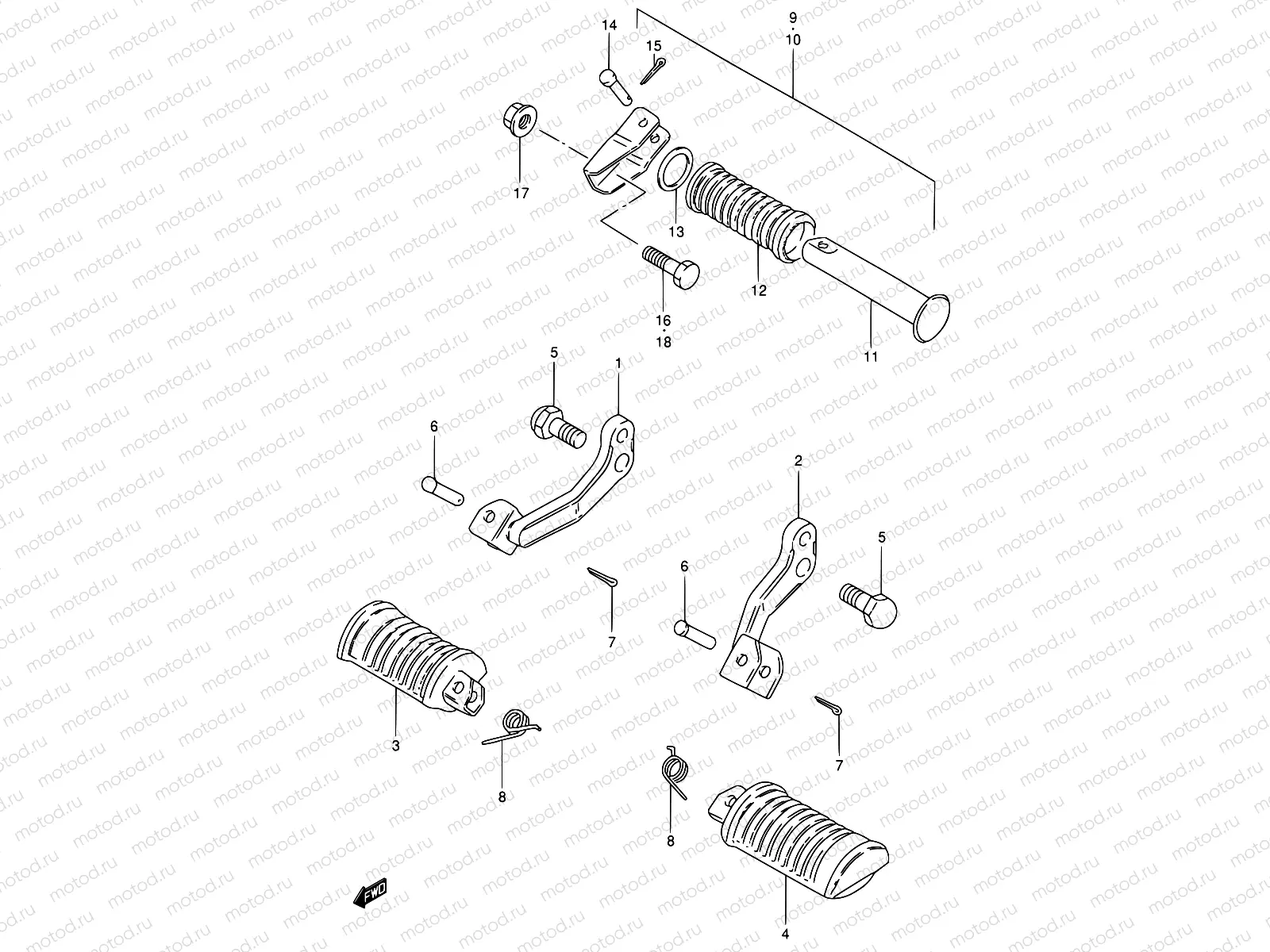 28 - FOOTREST