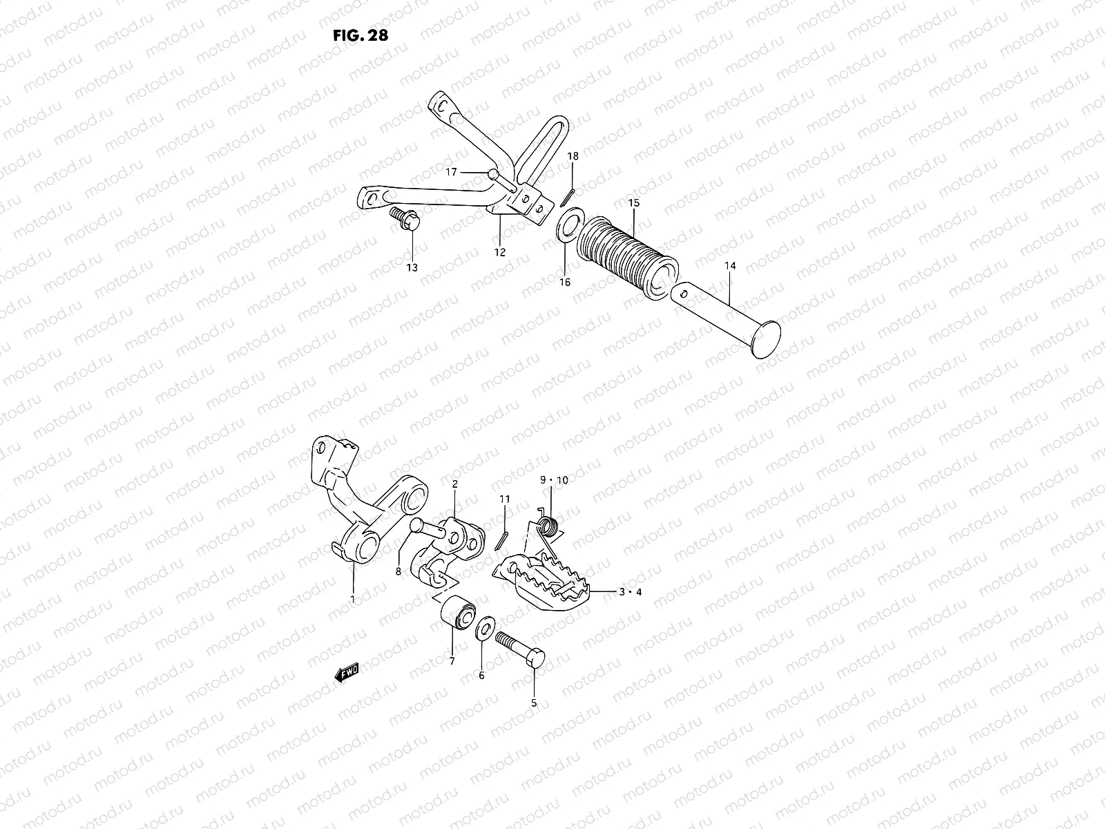28 - FOOTREST