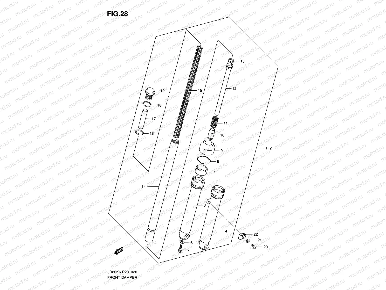 28 - FRONT DAMPER