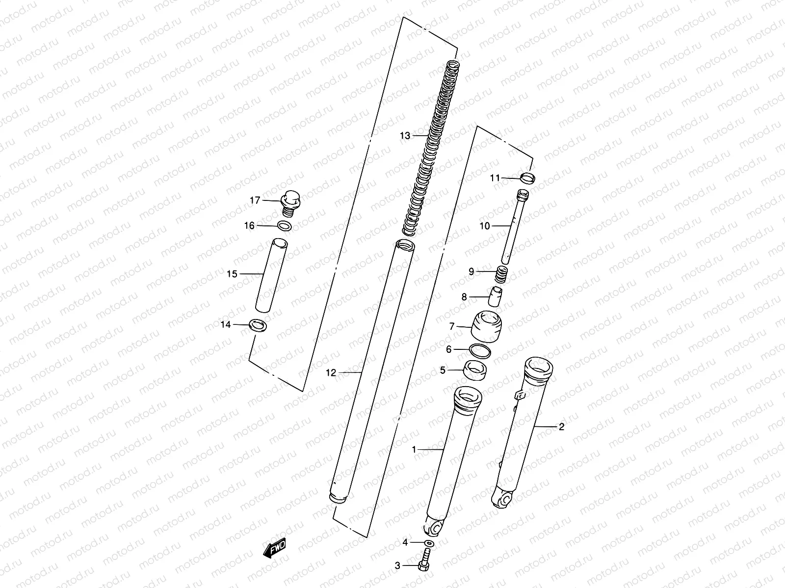 28 - FRONT DAMPER