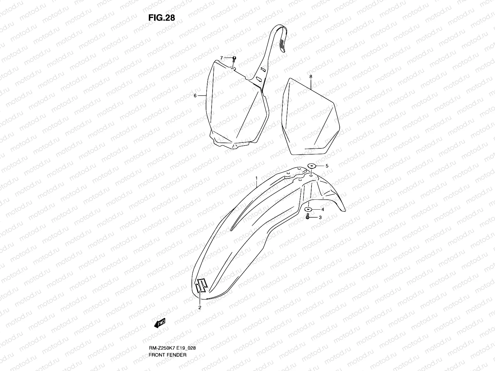 28 - FRONT FENDER