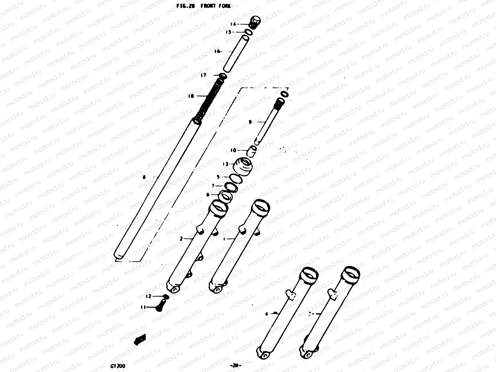 28 - FRONT FORK