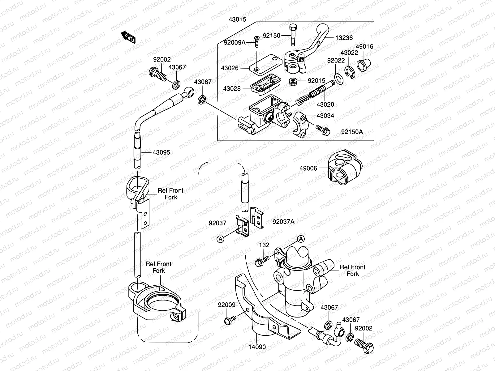 28 - FRONT MASTER CYLINDER