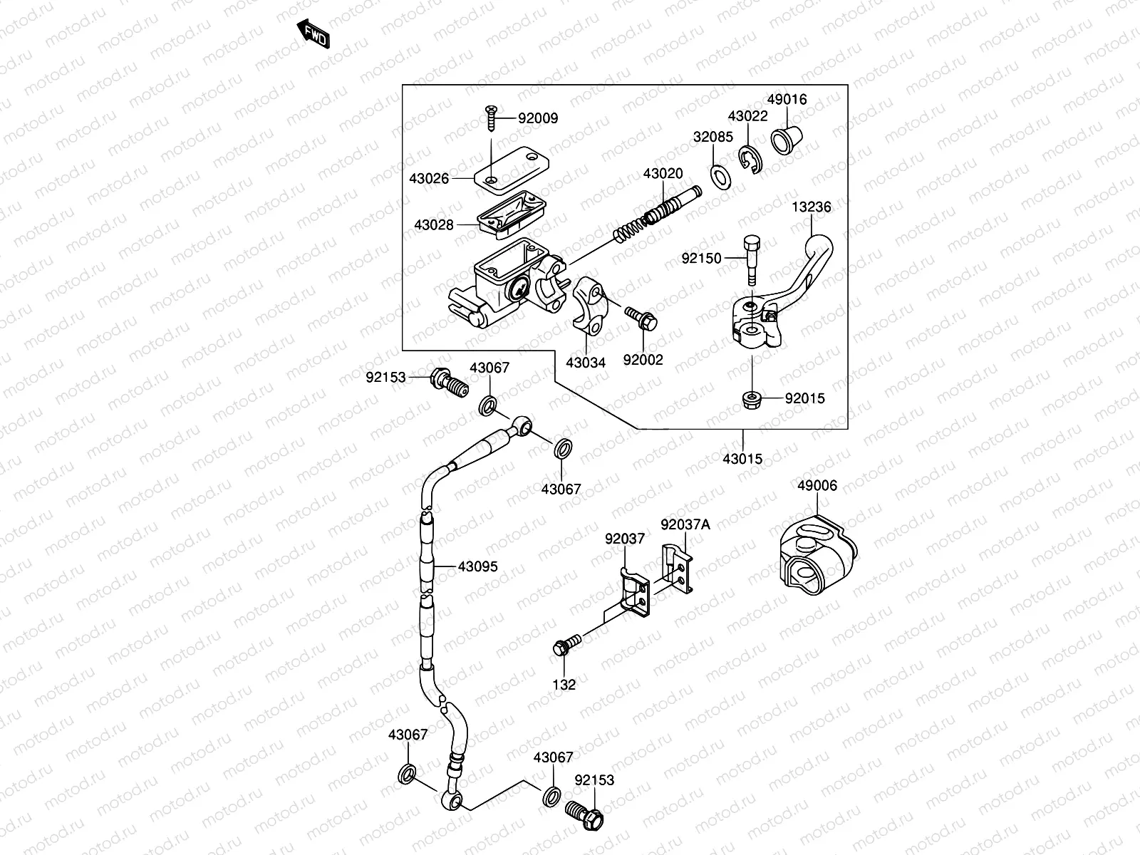 28 - FRONT MASTER CYLINDER