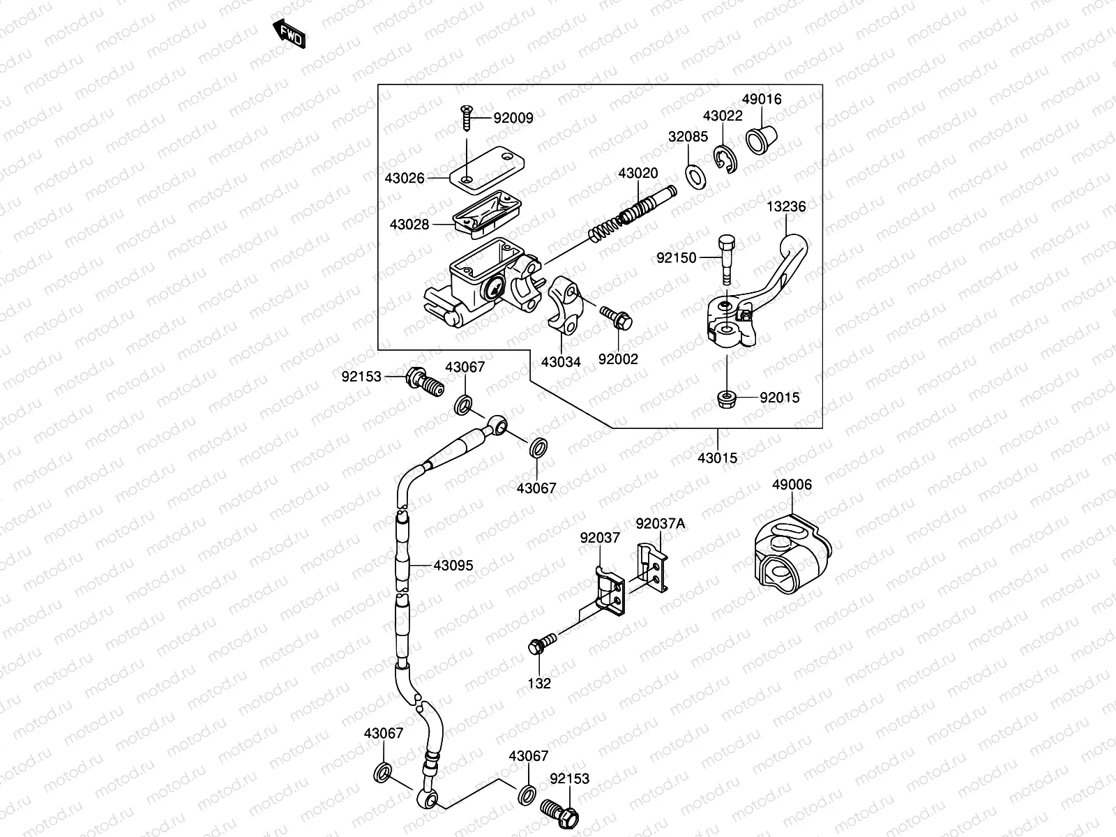 28 - FRONT MASTER CYLINDER