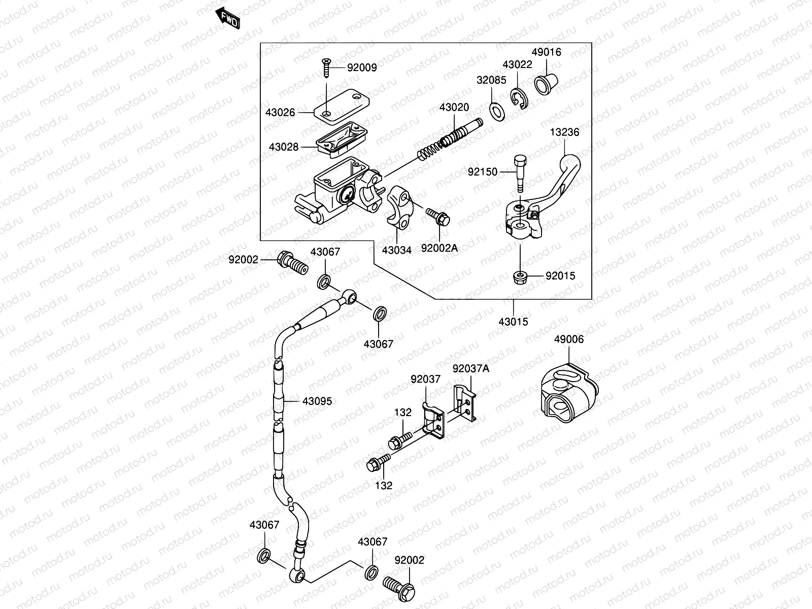 28 - FRONT MASTER CYLINDER