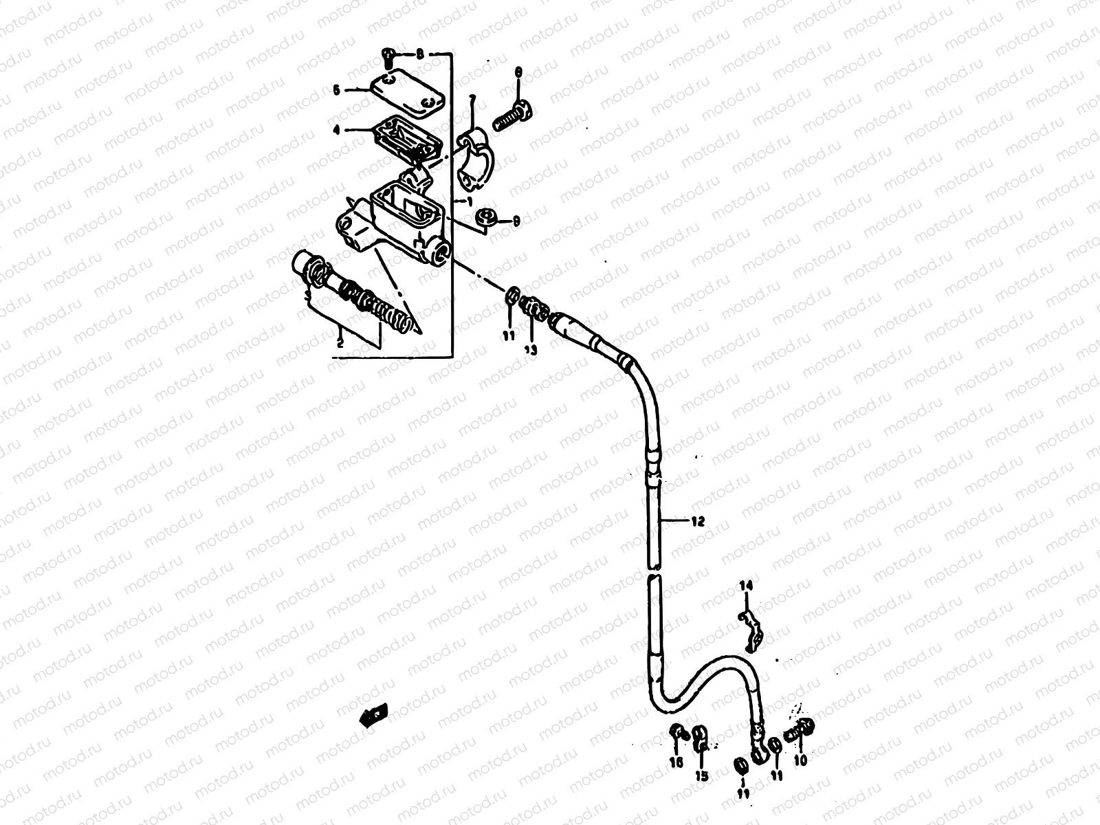 28 - FRONT MASTER CYLINDER