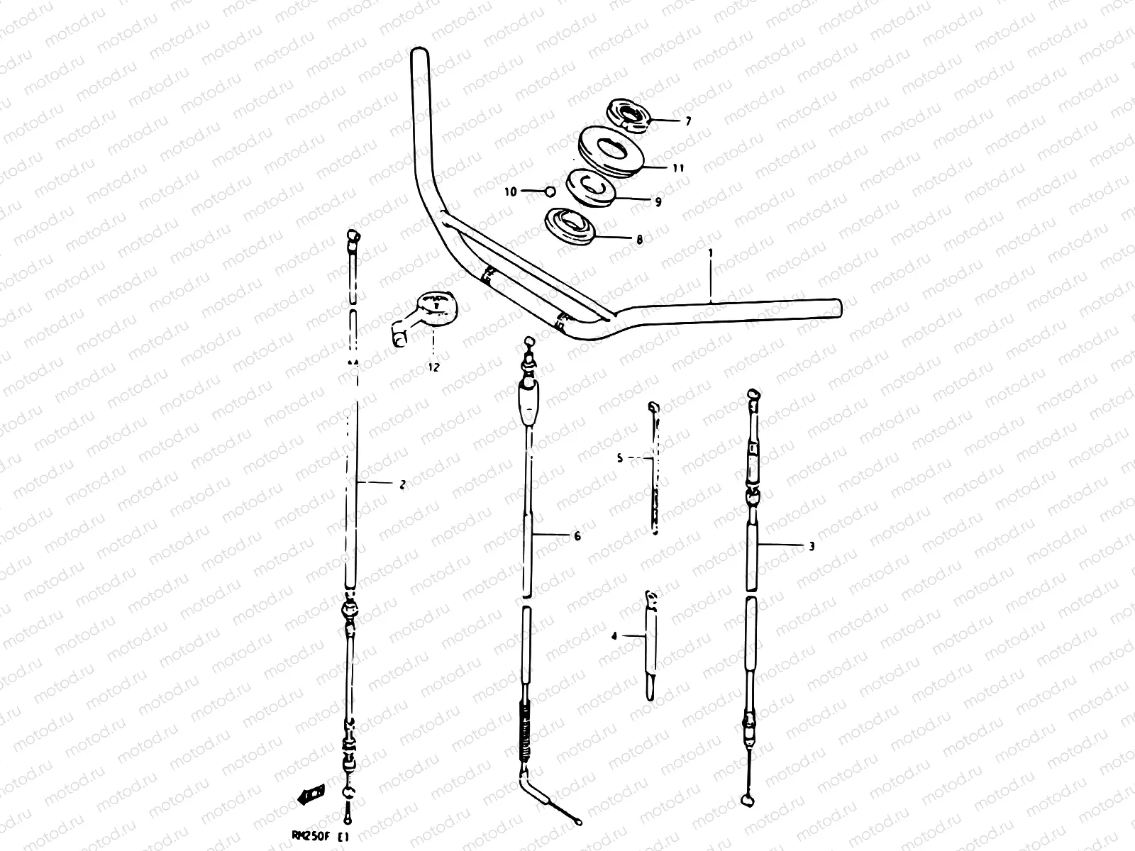 28 - HANDLEBAR (MODEL E)