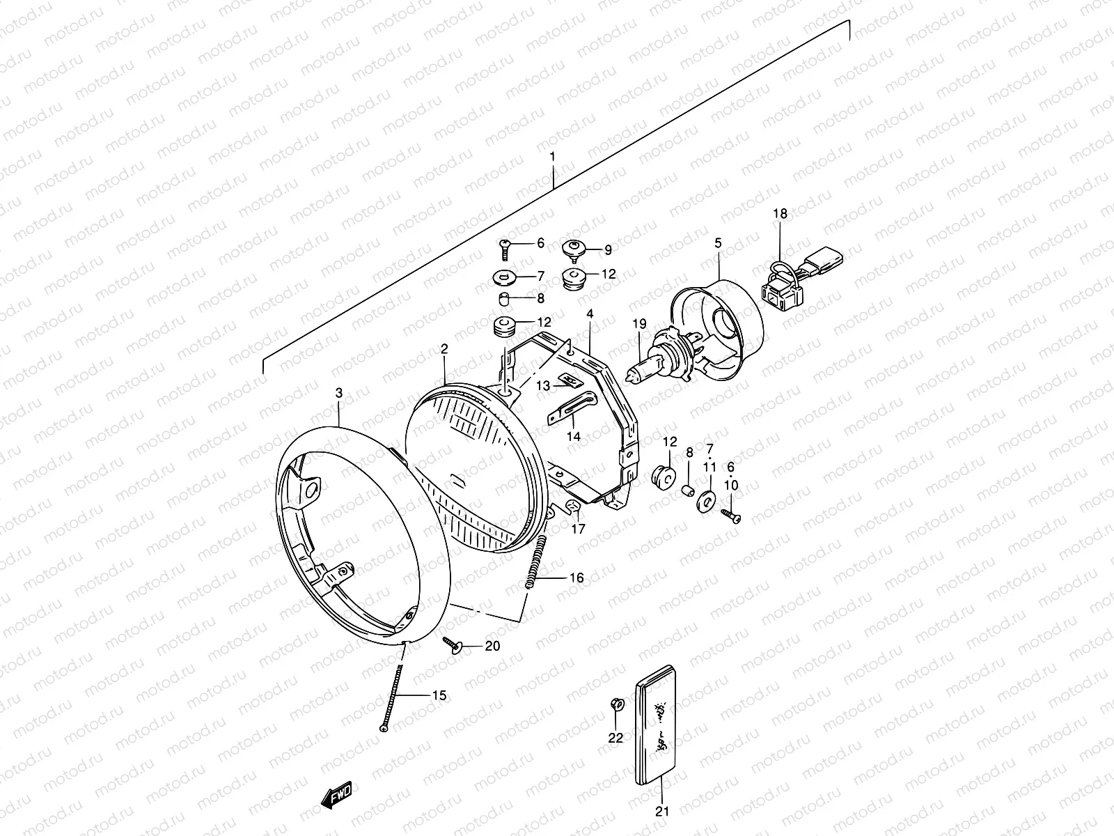 28 - HEADLAMP