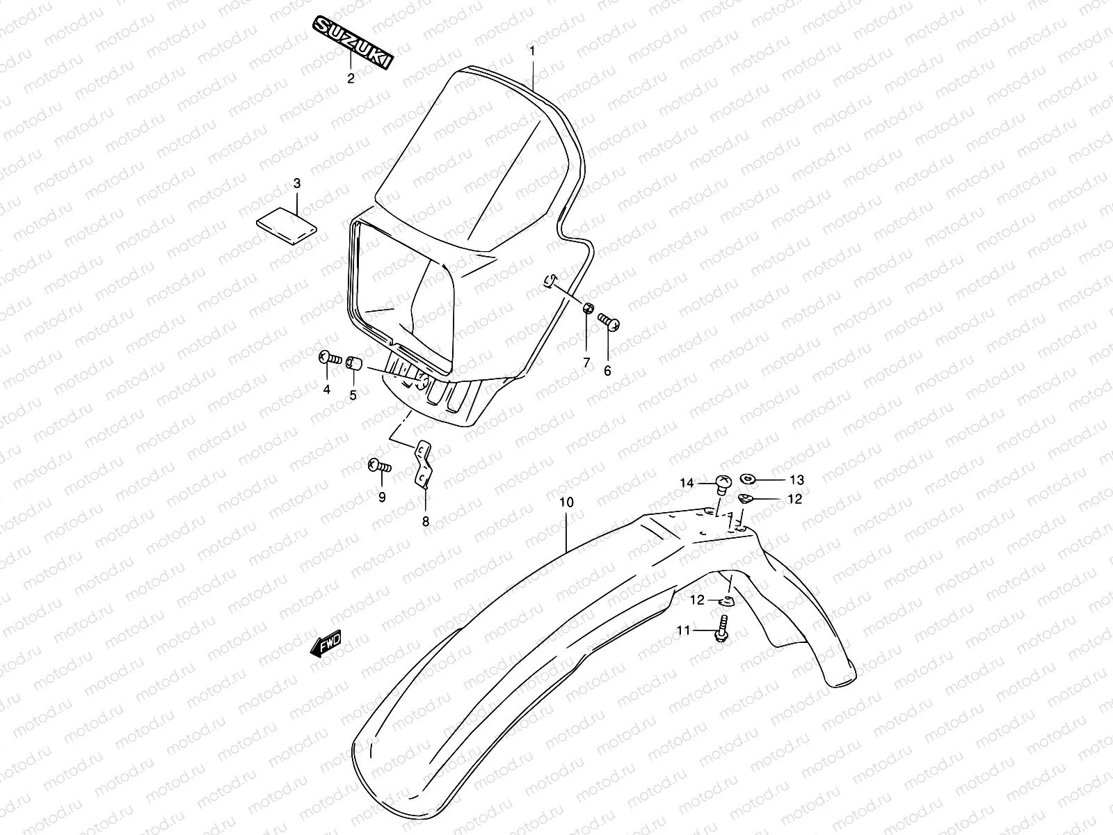 28 - HEADLAMP COVER