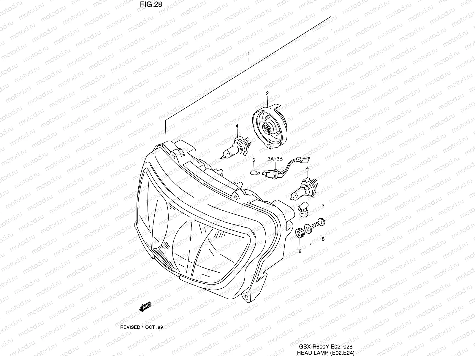 28 - HEADLAMP (E02,E24)