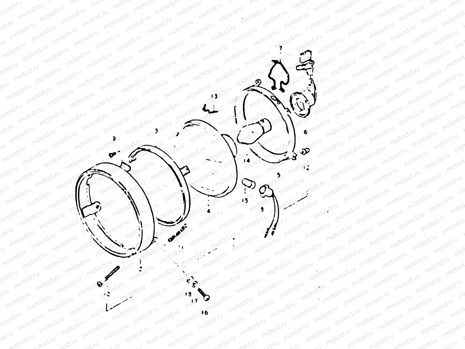 28 - HEADLAMP (E26, E39)