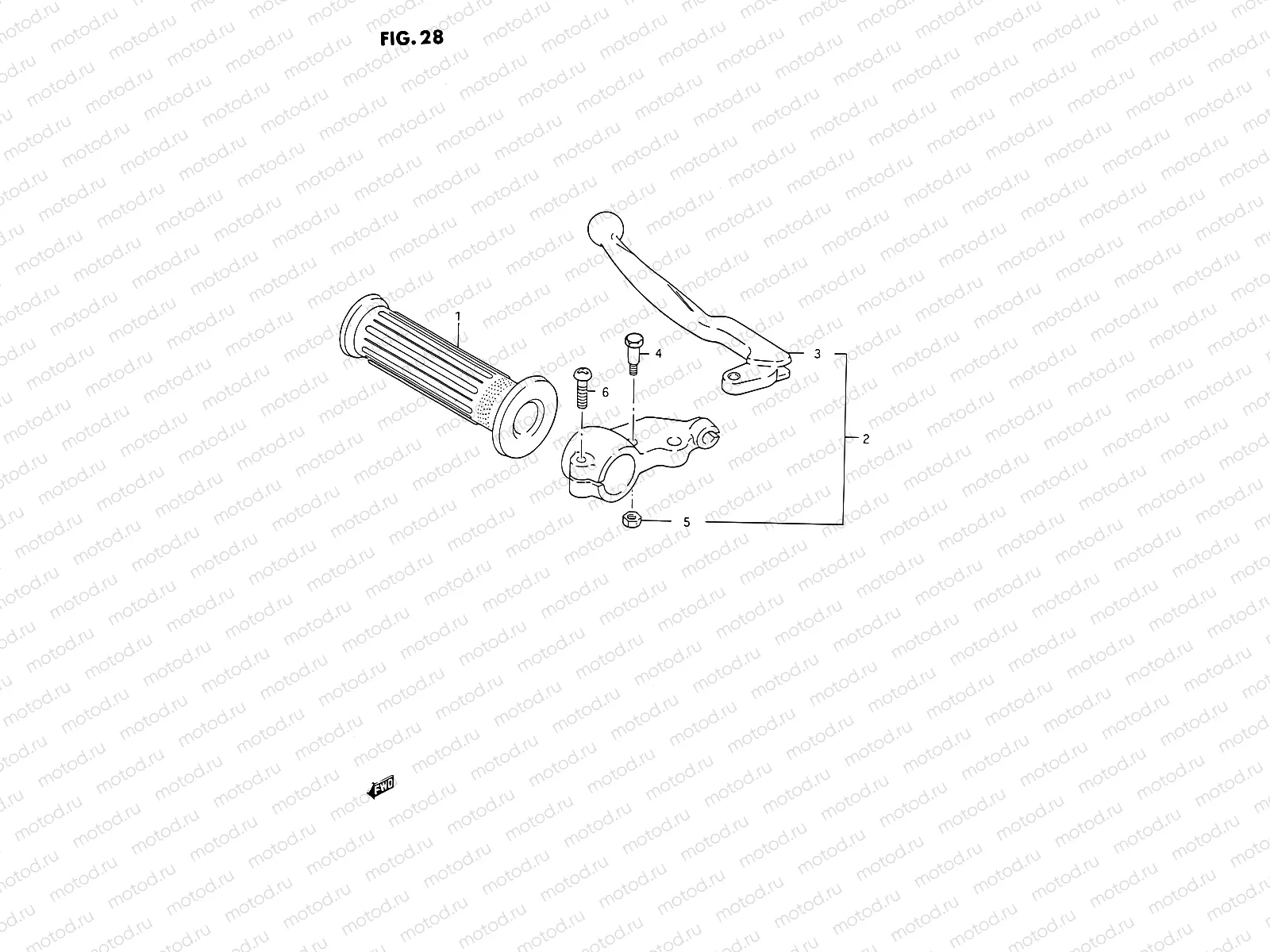 28 - LEFT HANDLE SWITCH