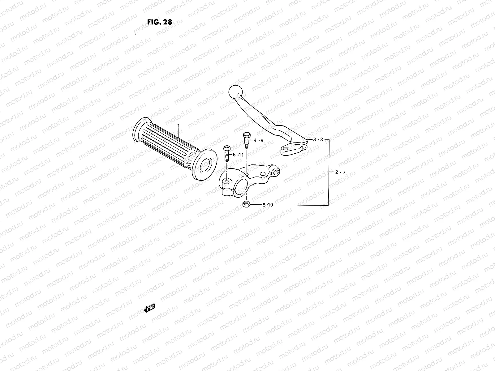 28 - LEFT HANDLE SWITCH