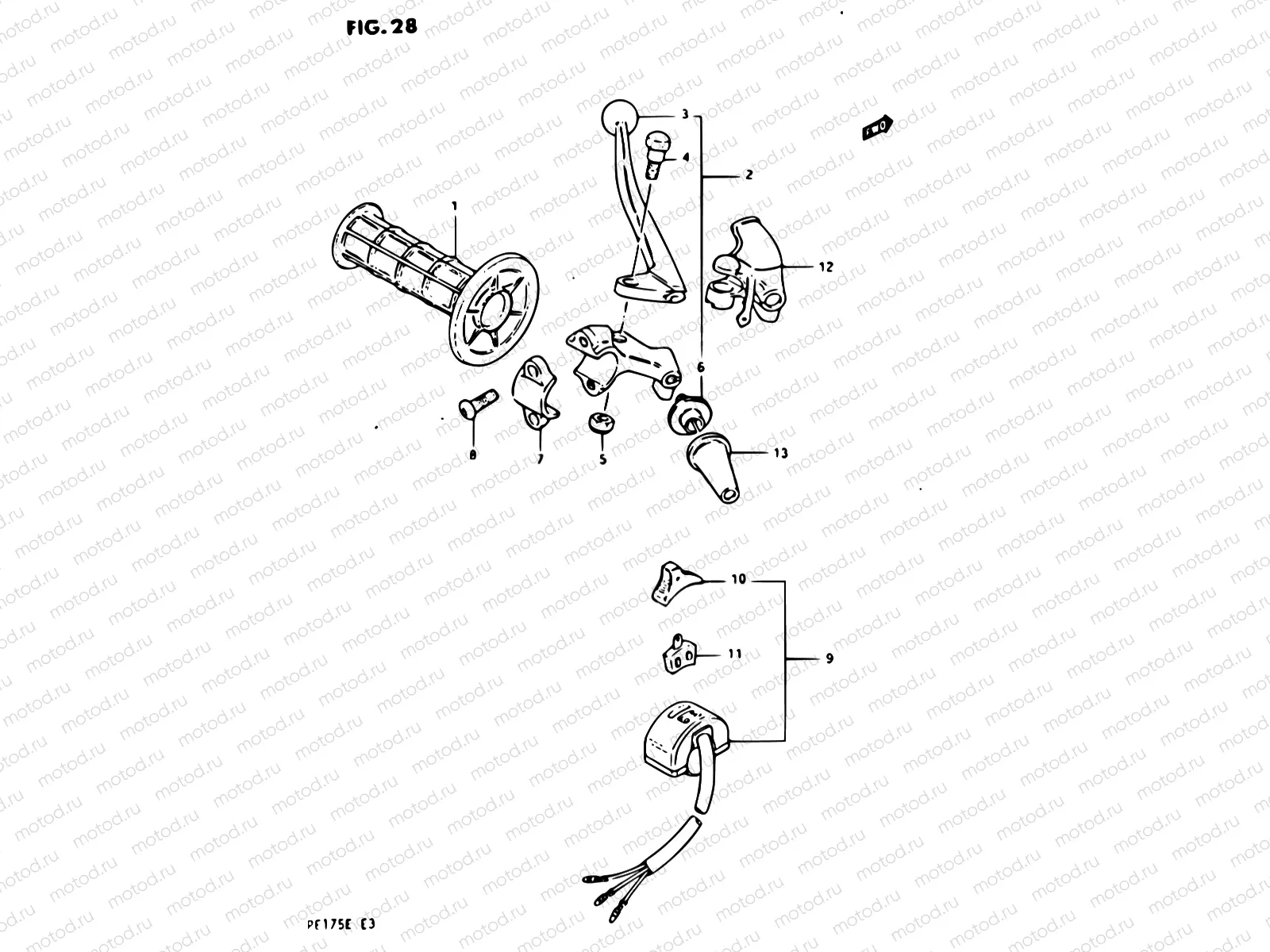 28 - LEFT HANDLE SWITCH