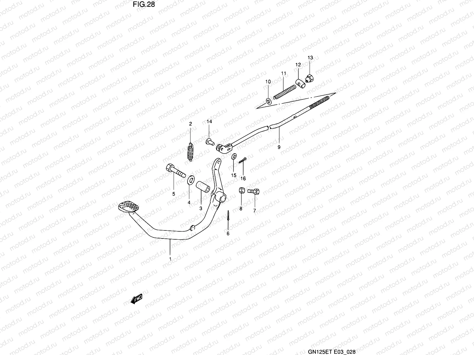 28 - REAR BRAKE
