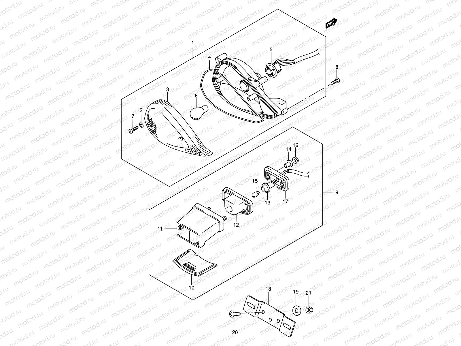 28 - REAR COMB LAMP