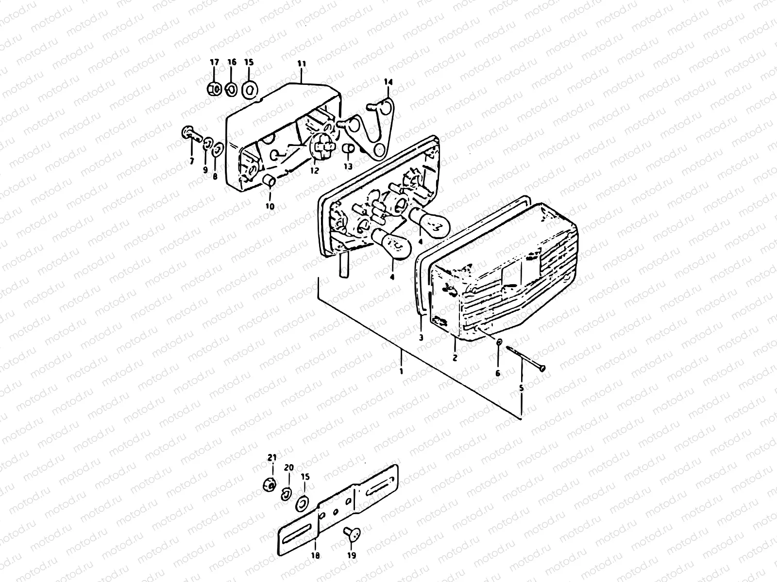 28 - REAR COMBINATION LAMP