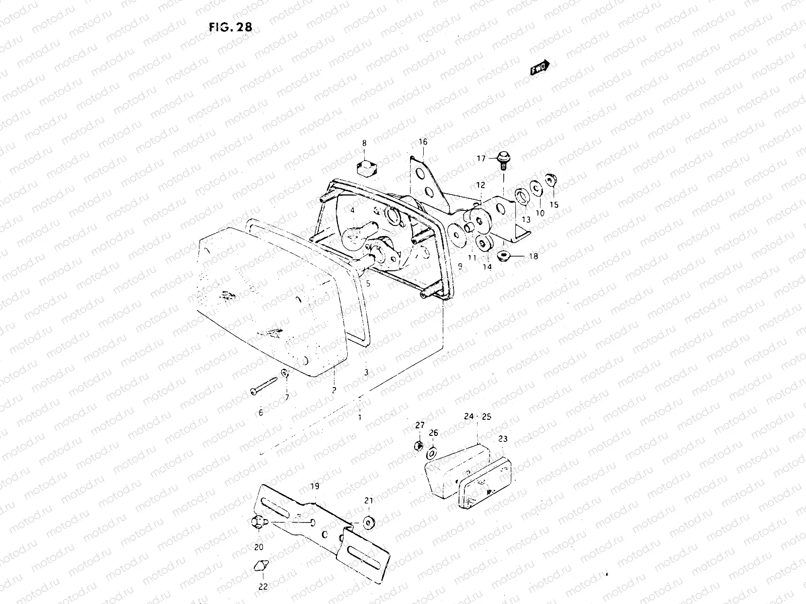 28 - REAR COMBINATION LAMP