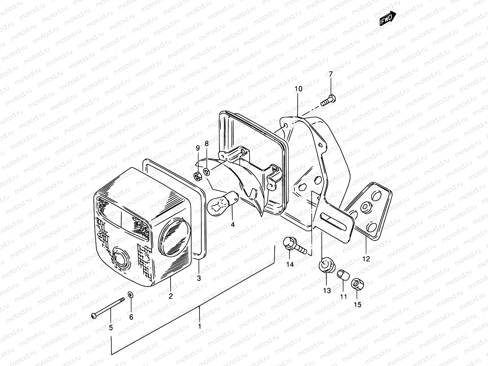 28 - REAR COMBINATION LAMP (MODEL T/W/X E01,E02,E04,E24,E34,P37,E71)