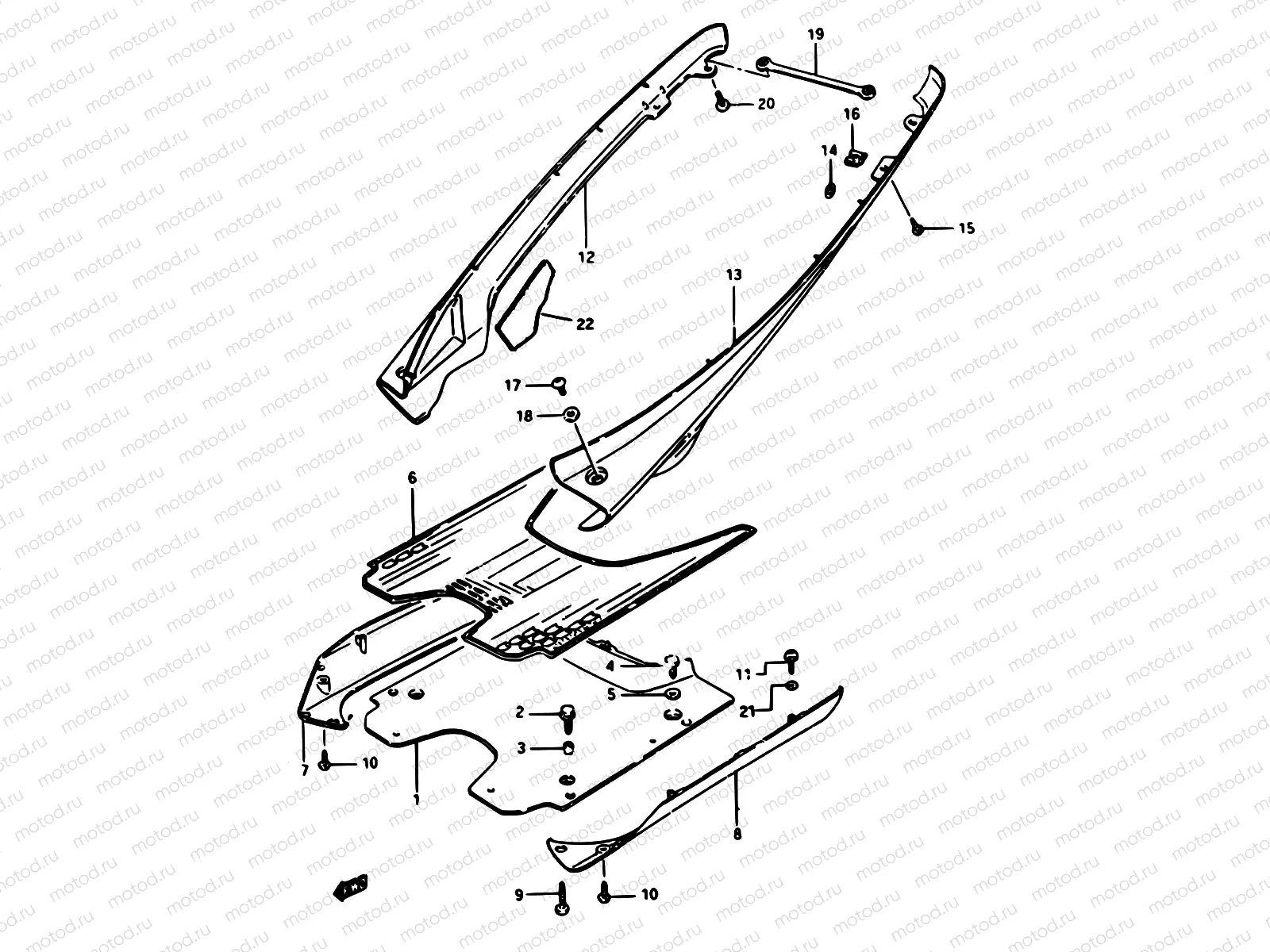 28 - REAR LEG SHIELD