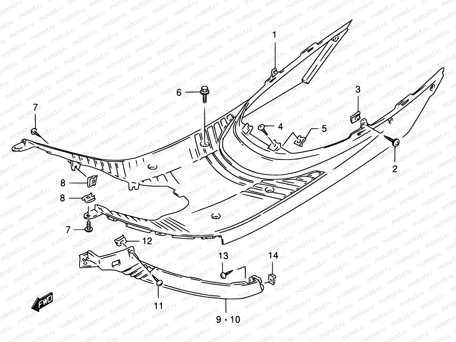28 - REAR LEG SHIELD