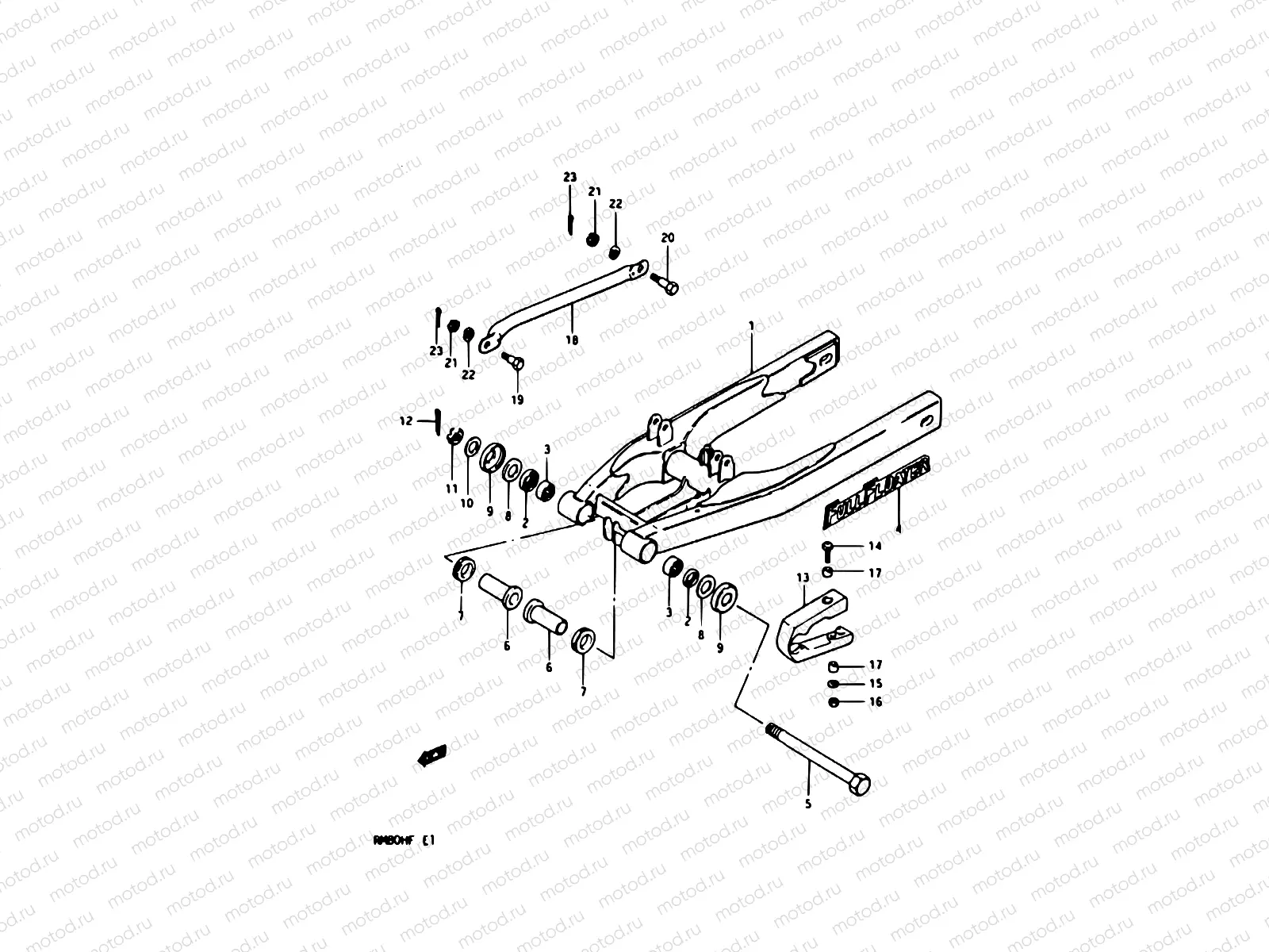 28 - REAR SWINGING ARM