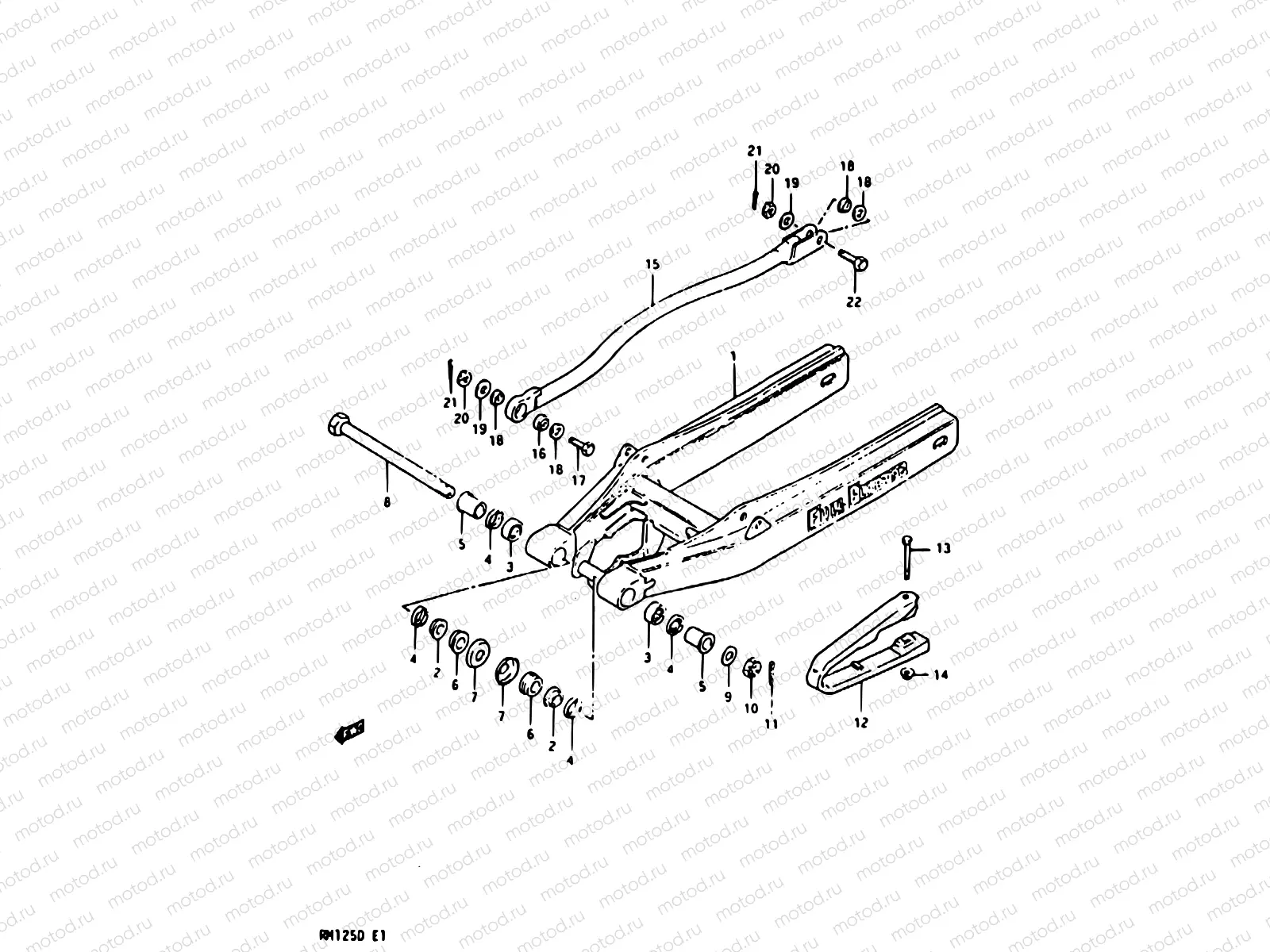 28 - REAR SWINGING ARM
