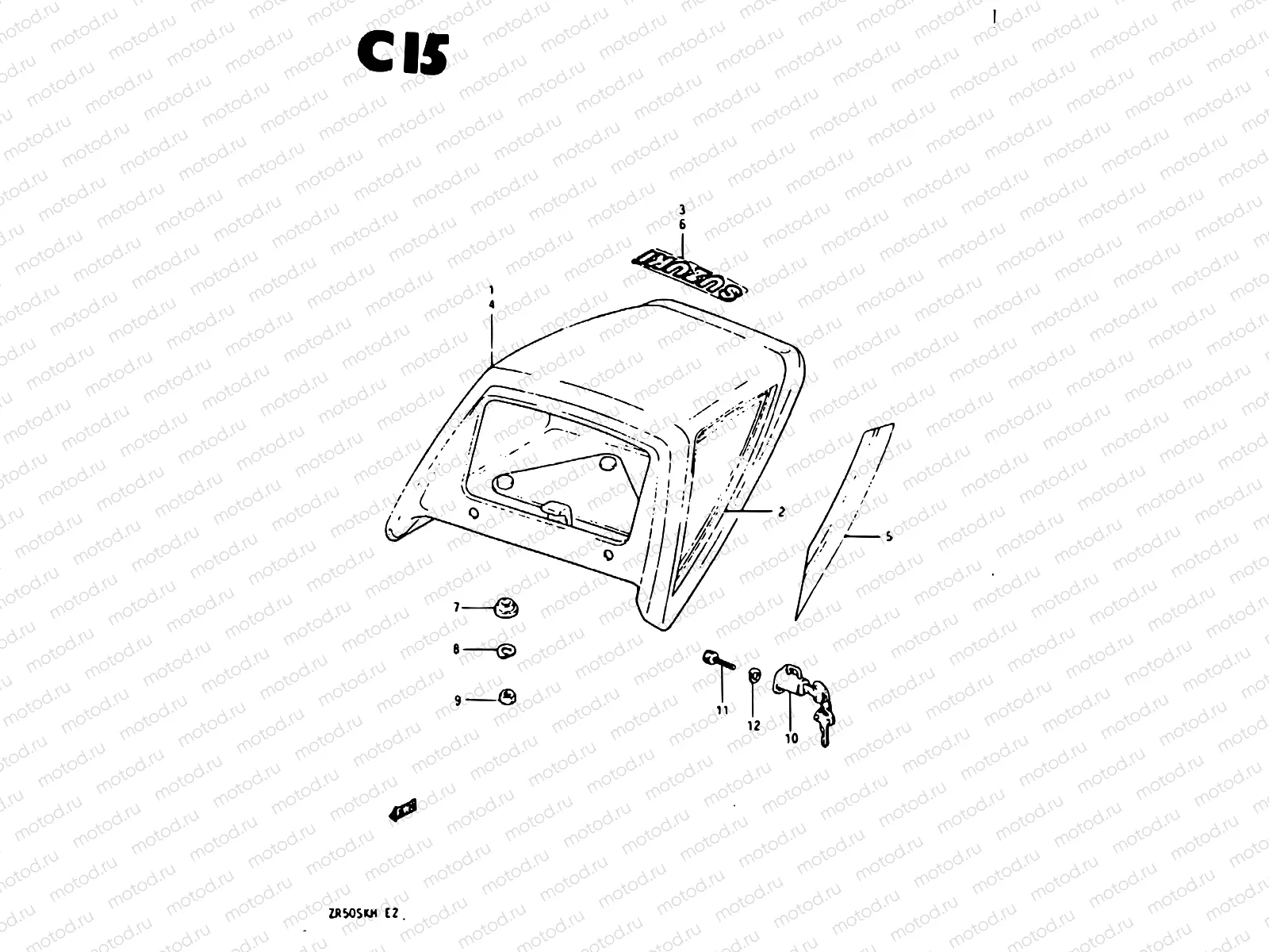 28 - SEAT TAIL COVER